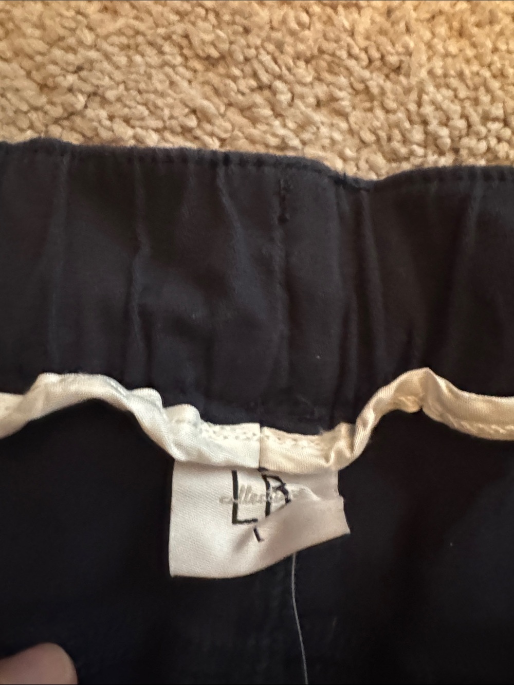 Little Bipsy women's navy Jogger Pants L - Picture 3 of 3